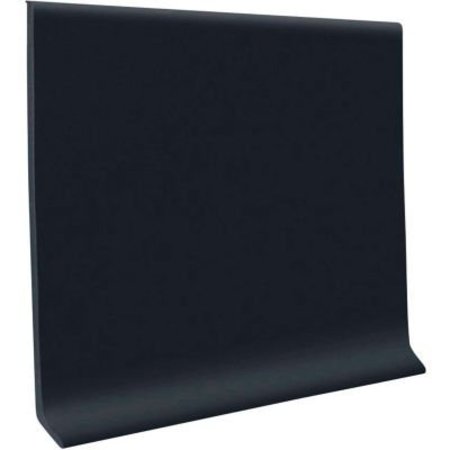 ROPPE Pinnacle Rubber Wall Base 4.5in x 48in Black 45CR1P100